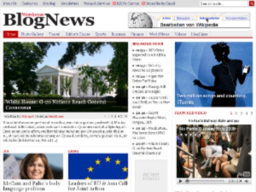 Product picture Blog News Premium Wordpress Theme 