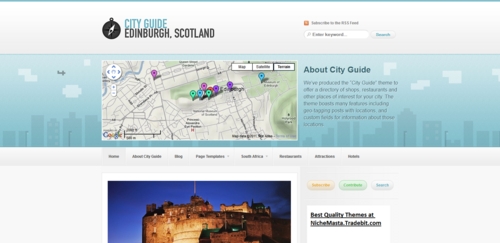 Product picture Cityguide premium wordpress theme