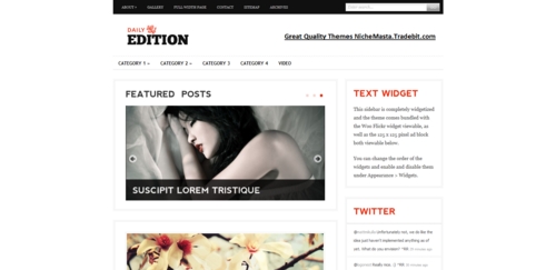 Product picture Premium Wordpress Theme Daily Edition
