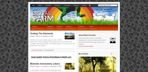 Product picture Premium Wordpress Theme Digital Farm