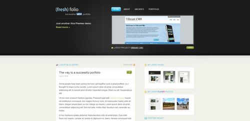 Product picture Premium Wordpress Theme Fresh Folio