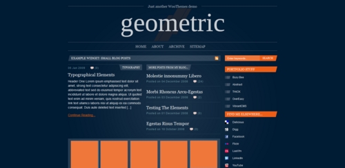 Product picture Premium Wordpress Theme Geometric