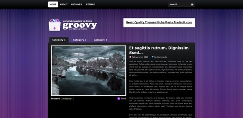 Product picture Premium Wordpress Theme Groovyblog