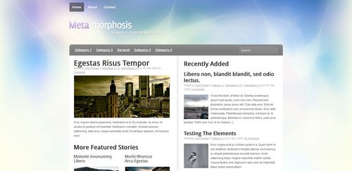 Product picture Premium Wordpress Theme Metamorphosis
