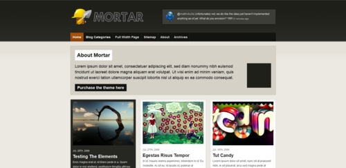 Product picture Premium Wordpress Theme Mortar